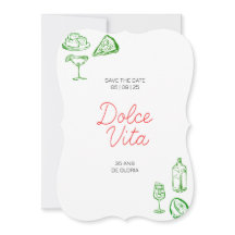 Verjaardagsuitnodiging Dolce Vita