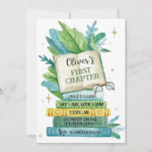 Verjaardagsuitnodiging eerste hoofdstuk sprookjesb kaart (Voorkant)