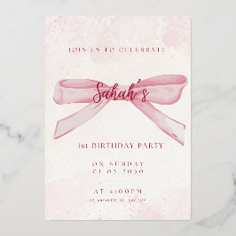 verjaardagsuitnodiging | Elegant & Folie Uitnodiging