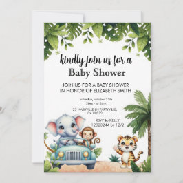 Verjaardagsuitnodiging Feestje Kind Baby Borrel Kaart