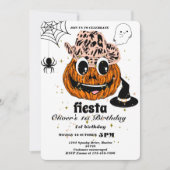 Verjaardagsuitnodiging Fiesta krijtbord Mexicaans Kaart (Voorkant)