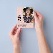 VERJAARDAGSUITNODIGING FOTO 50ste 21ste 18de 16de Flyer (Hand)