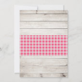 verjaardagsuitnodiging in het meisjeskamp kaart (Achterkant)