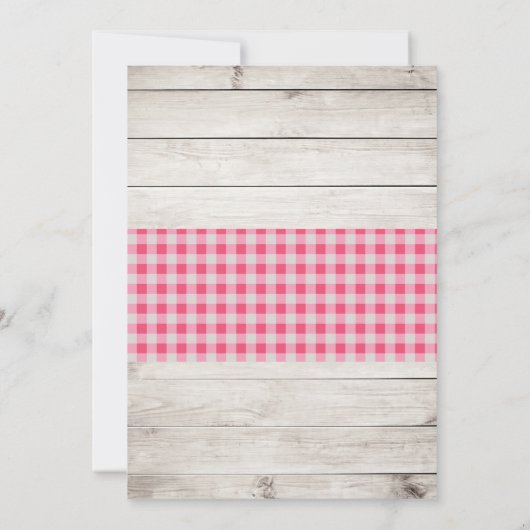 verjaardagsuitnodiging in het meisjeskamp kaart (Achterkant)