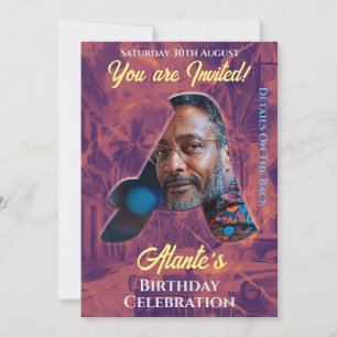 Verjaardagsuitnodiging  Intital Design Kaart