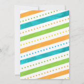 Verjaardagsuitnodiging Jump Bounce Trampoline Park Kaart (Achterkant)