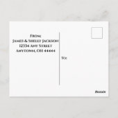 Verjaardagsuitnodiging Jungle Animals Postca Briefkaart (Achterkant)