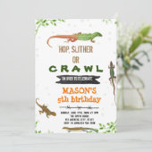 verjaardagsuitnodiging kaart (Staand voorkant)