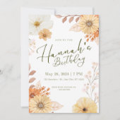 verjaardagsuitnodiging kaart (Voorkant)