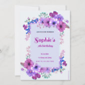 verjaardagsuitnodiging kaart (Voorkant)