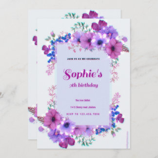 verjaardagsuitnodiging kaart