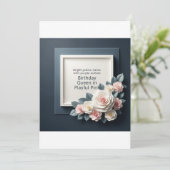 VERJAARDAGSUITNODIGING KAART (Staand voorkant)