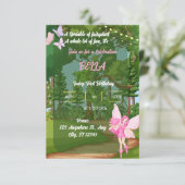 verjaardagsuitnodiging kaart (Staand voorkant)