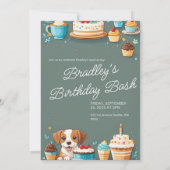 VERJAARDAGSUITNODIGING KAART (Achterkant)