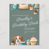 VERJAARDAGSUITNODIGING KAART (Voorkant)