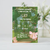 verjaardagsuitnodiging kaart (Staand voorkant)