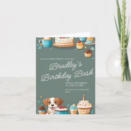 VERJAARDAGSUITNODIGING KAART