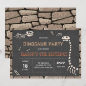 verjaardagsuitnodiging kaart (Voorkant / Achterkant)