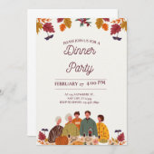 Verjaardagsuitnodiging Kaart digitale Instant down (Voorkant / Achterkant)