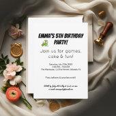 Verjaardagsuitnodiging Kaart · Party Invite Maker