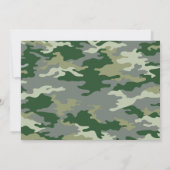 Verjaardagsuitnodiging leger kaart (Achterkant)