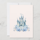 Verjaardagsuitnodiging Little Princess Kind Kaart (Achterkant)