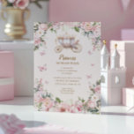 Verjaardagsuitnodiging Little Princess Kind Kaart<br><div class="desc">Ons kinderverjaardagskasteel "Little Princess" is voorzien van blush en blauw prinsessenkledij en collectie met magische bloemen voor het perfecte feest. Kijk in onze winkel voor overeenkomende objecten.</div>