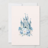 Verjaardagsuitnodiging Little Princess Kind Kaart (Achterkant)