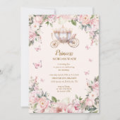 Verjaardagsuitnodiging Little Princess Kind Kaart (Voorkant)