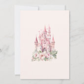 Verjaardagsuitnodiging Little Princess Kind Kaart (Achterkant)