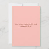 Verjaardagsuitnodiging meisje met cake kaart (Achterkant)