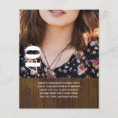 VERJAARDAGSUITNODIGING MET FOTO - Elke leeftijd 40 Flyer (Voorkant)