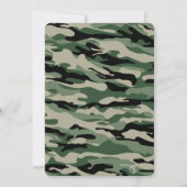 VERJAARDAGSUITNODIGING MILITAIRE - Voor elke leeft Kaart (Achterkant)
