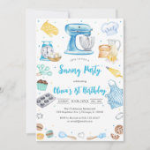 Verjaardagsuitnodiging Naai Feestje Kaart (Voorkant)