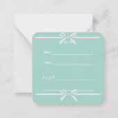 Verjaardagsuitnodiging  notitiekaartje (Achterkant)