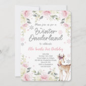 Verjaardagsuitnodiging Onafhandelijke Winter Wonde Kaart (Voorkant)