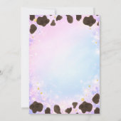 Verjaardagsuitnodiging Party Animals | Regenboog D Kaart (Achterkant)
