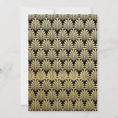 Verjaardagsuitnodiging Roaring Twenties Kaart (Achterkant)