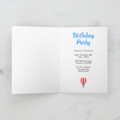 Verjaardagsuitnodiging Rocket Koala (Binnen)