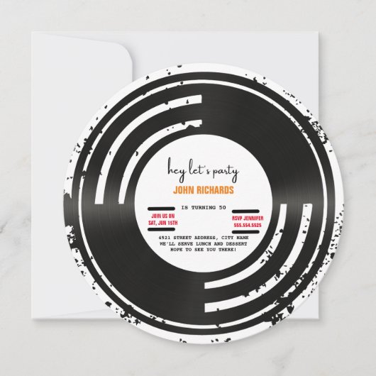 verjaardagsuitnodiging save the date (Voorkant)