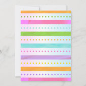 Verjaardagsuitnodiging springen Stuit Trampoline F Kaart (Achterkant)