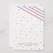 Verjaardagsuitnodiging Teddy Bear Explorer Kaart (Achterkant)