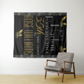 Verjaardagsuitnodiging uit de Harlem Renaissance Wandkleed (In Situ (horizontaal))