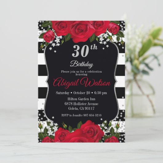 Verjaardagsuitnodiging, Uitnodiging verjaardagsfee (Staand voorkant)