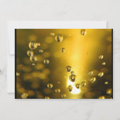 verjaardagsuitnodiging van Champagne Party Kaart (Achterkant)