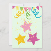 verjaardagsuitnodiging van Dog party Kaart (Achterkant)