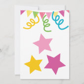 verjaardagsuitnodiging van Dog party Kaart (Achterkant)