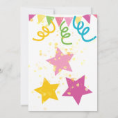 verjaardagsuitnodiging van Dog party Kaart (Achterkant)