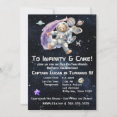 Verjaardagsuitnodiging van het Kind met het thema  Kaart (Voorkant)