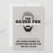 verjaardagsuitnodiging van mannen kaart (Voorkant)